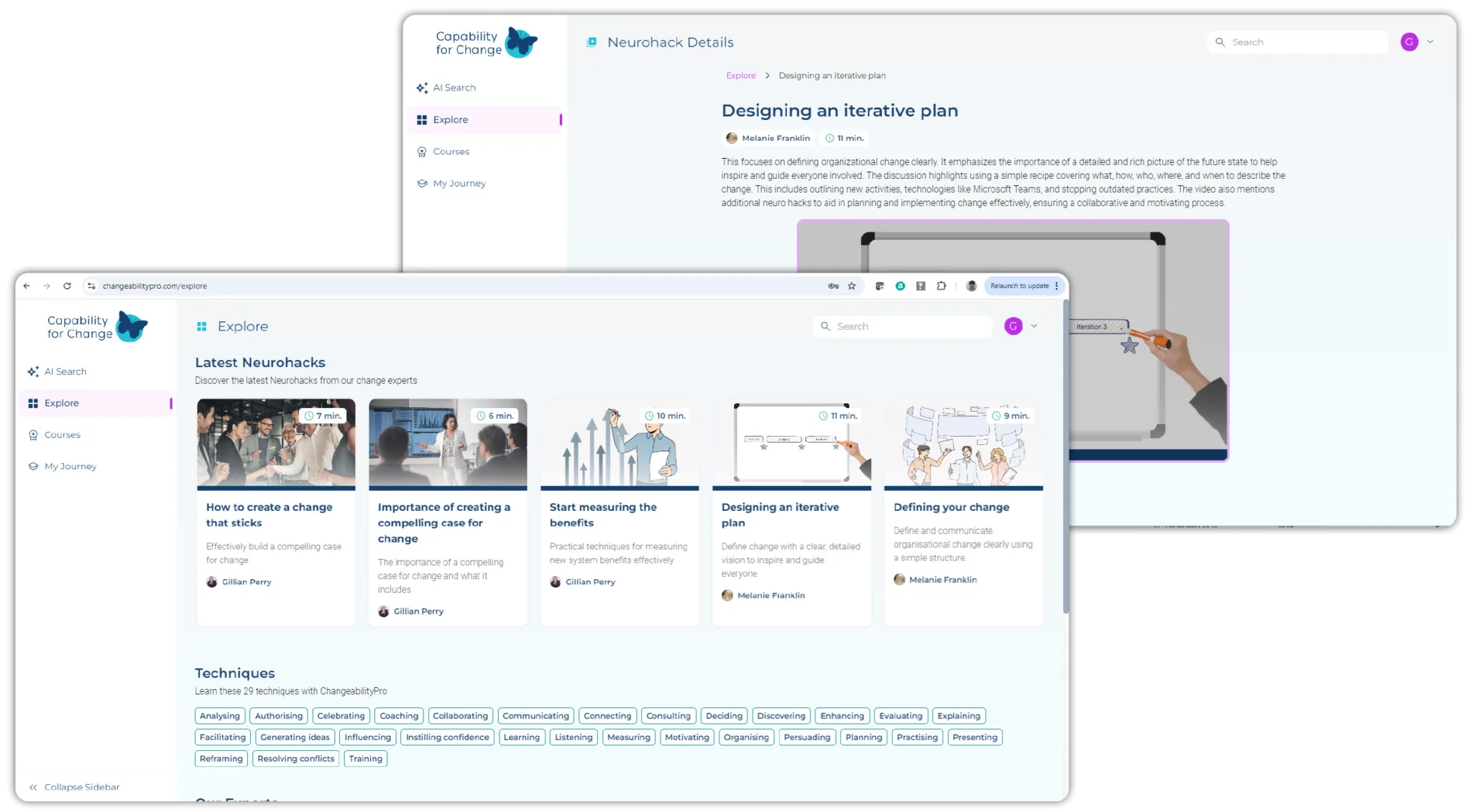 ChangeabiltyPro Screens